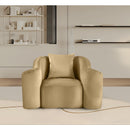  Manufacturer Color_Camel -- Destin Camel Velvet Upholstered Chair IMAGE 2