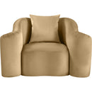  Manufacturer Color_Camel -- Destin Camel Velvet Upholstered Chair IMAGE 3