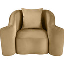  Manufacturer Color_Camel -- Destin Camel Velvet Upholstered Chair IMAGE 4