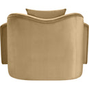  Manufacturer Color_Camel -- Destin Camel Velvet Upholstered Chair IMAGE 5