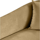 Meridian Destin Camel Velvet Chair IMAGE 8