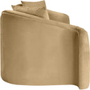  Manufacturer Color_Camel -- Destin 91" Camel Velvet Upholstered Sofa IMAGE 7