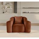 Manufacturer Color_Cognac -- Destin Cognac Velvet Upholstered Chair IMAGE 2