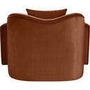  Manufacturer Color_Cognac -- Destin Cognac Velvet Upholstered Chair IMAGE 5
