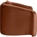 Meridian Destin Cognac Velvet Chair IMAGE 7