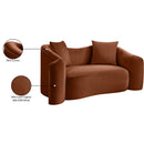  Manufacturer Color_Cognac -- Destin 70" Cognac Velvet Upholstered Loveseat IMAGE 18