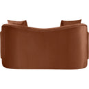  Manufacturer Color_Cognac -- Destin 70" Cognac Velvet Upholstered Loveseat IMAGE 5
