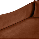  Manufacturer Color_Cognac -- Destin 70" Cognac Velvet Upholstered Loveseat IMAGE 8