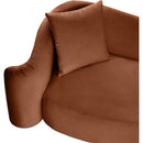  Manufacturer Color_Cognac -- Destin 91" Cognac Velvet Upholstered Sofa IMAGE 10