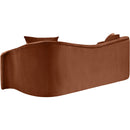 Manufacturer Color_Cognac -- Destin 91" Cognac Velvet Upholstered Sofa IMAGE 6
