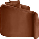  Manufacturer Color_Cognac -- Destin 91" Cognac Velvet Upholstered Sofa IMAGE 7