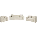  Manufacturer Color_Cream -- Destin 70" Cream Velvet Upholstered Loveseat IMAGE 15