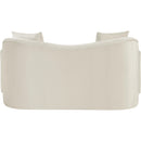  Manufacturer Color_Cream -- Destin 70" Cream Velvet Upholstered Loveseat IMAGE 5