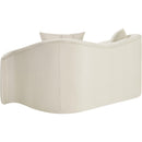  Manufacturer Color_Cream -- Destin 70" Cream Velvet Upholstered Loveseat IMAGE 6