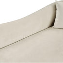  Manufacturer Color_Cream -- Destin 70" Cream Velvet Upholstered Loveseat IMAGE 8