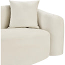  Manufacturer Color_Cream -- Destin 70" Cream Velvet Upholstered Loveseat IMAGE 9