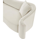  Manufacturer Color_Cream -- Destin 91" Cream Velvet Upholstered Sofa IMAGE 12