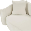 Manufacturer Color_Cream -- Destin 91" Cream Velvet Upholstered Sofa IMAGE 13