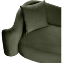  Manufacturer Color_Green -- Destin Green Velvet Upholstered Chair IMAGE 10