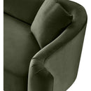  Manufacturer Color_Green -- Destin Green Velvet Upholstered Chair IMAGE 12