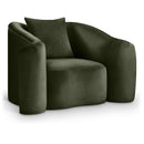  Manufacturer Color_Green -- Destin Green Velvet Upholstered Chair IMAGE 1