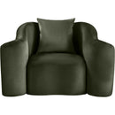  Manufacturer Color_Green -- Destin Green Velvet Upholstered Chair IMAGE 3