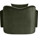 Meridian Destin Green Velvet Chair IMAGE 5