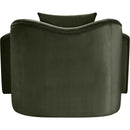  Manufacturer Color_Green -- Destin Green Velvet Upholstered Chair IMAGE 5