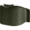 Meridian Destin Green Velvet Chair IMAGE 6