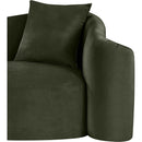  Manufacturer Color_Green -- Destin 70" Green Velvet Upholstered Loveseat IMAGE 11