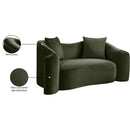  Manufacturer Color_Green -- Destin 70" Green Velvet Upholstered Loveseat IMAGE 18