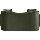  Manufacturer Color_Green -- Destin 70" Green Velvet Upholstered Loveseat IMAGE 5