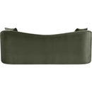 Meridian Destin Green Velvet Sofa IMAGE 5
