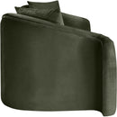  Manufacturer Color_Green -- Destin 91" Green Velvet Upholstered Sofa IMAGE 7