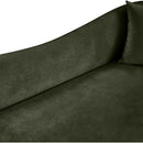  Manufacturer Color_Green -- Destin 91" Green Velvet Upholstered Sofa IMAGE 8