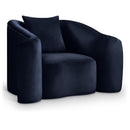  Manufacturer Color_Navy -- Destin Navy Velvet Upholstered Chair IMAGE 1