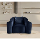  Manufacturer Color_Navy -- Destin Navy Velvet Upholstered Chair IMAGE 2