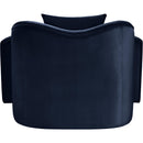  Manufacturer Color_Navy -- Destin Navy Velvet Upholstered Chair IMAGE 5
