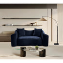  Manufacturer Color_Navy -- Destin 70" Navy Velvet Upholstered Loveseat IMAGE 2