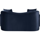  Manufacturer Color_Navy -- Destin 70" Navy Velvet Upholstered Loveseat IMAGE 5