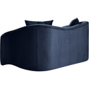  Manufacturer Color_Navy -- Destin 70" Navy Velvet Upholstered Loveseat IMAGE 6