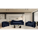  Manufacturer Color_Navy -- Destin 91" Navy Velvet Upholstered Sofa IMAGE 19