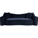  Manufacturer Color_Navy -- Destin 91" Navy Velvet Upholstered Sofa IMAGE 3