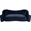  Manufacturer Color_Navy -- Destin 91" Navy Velvet Upholstered Sofa IMAGE 4