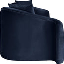  Manufacturer Color_Navy -- Destin 91" Navy Velvet Upholstered Sofa IMAGE 7