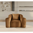  Manufacturer Color_Saddle -- Destin Saddle Velvet Upholstered Chair IMAGE 2