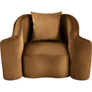  Manufacturer Color_Saddle -- Destin Saddle Velvet Upholstered Chair IMAGE 4