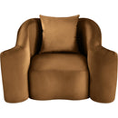 Meridian Destin Saddle Velvet Chair IMAGE 4