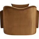  Manufacturer Color_Saddle -- Destin Saddle Velvet Upholstered Chair IMAGE 5