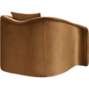  Manufacturer Color_Saddle -- Destin Saddle Velvet Upholstered Chair IMAGE 6